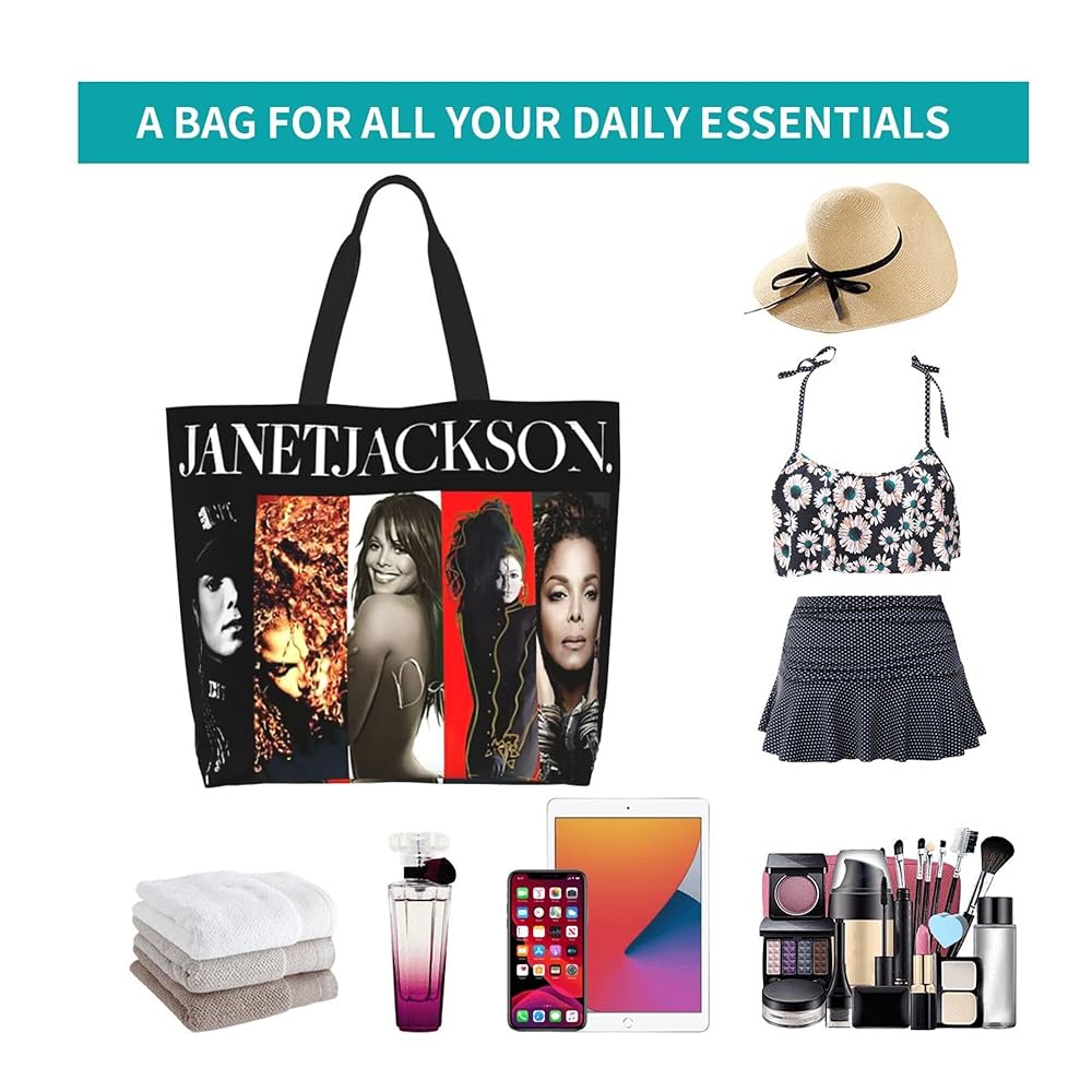 Amazon.com: TRFSDSZ Janet Musics Jackson Women's Tote Bag